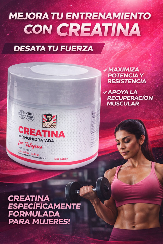 💗 Creatina Monohidratada para Mujeres
