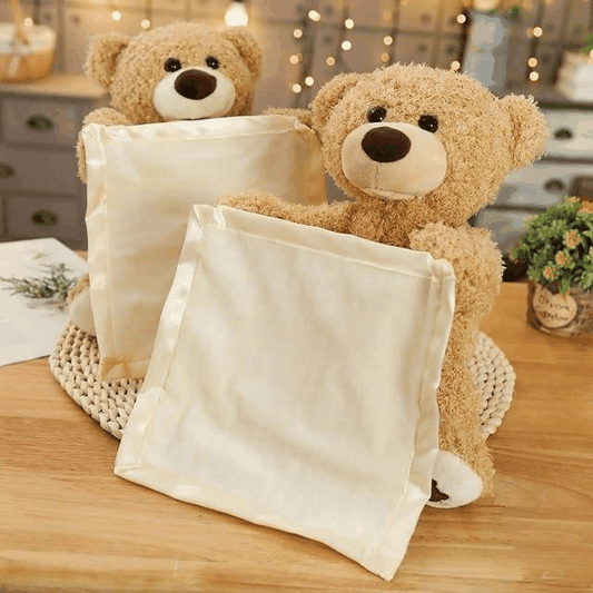 Oso interactivo Peek-a-Boo para bebés que juega al escondite🤗🧸