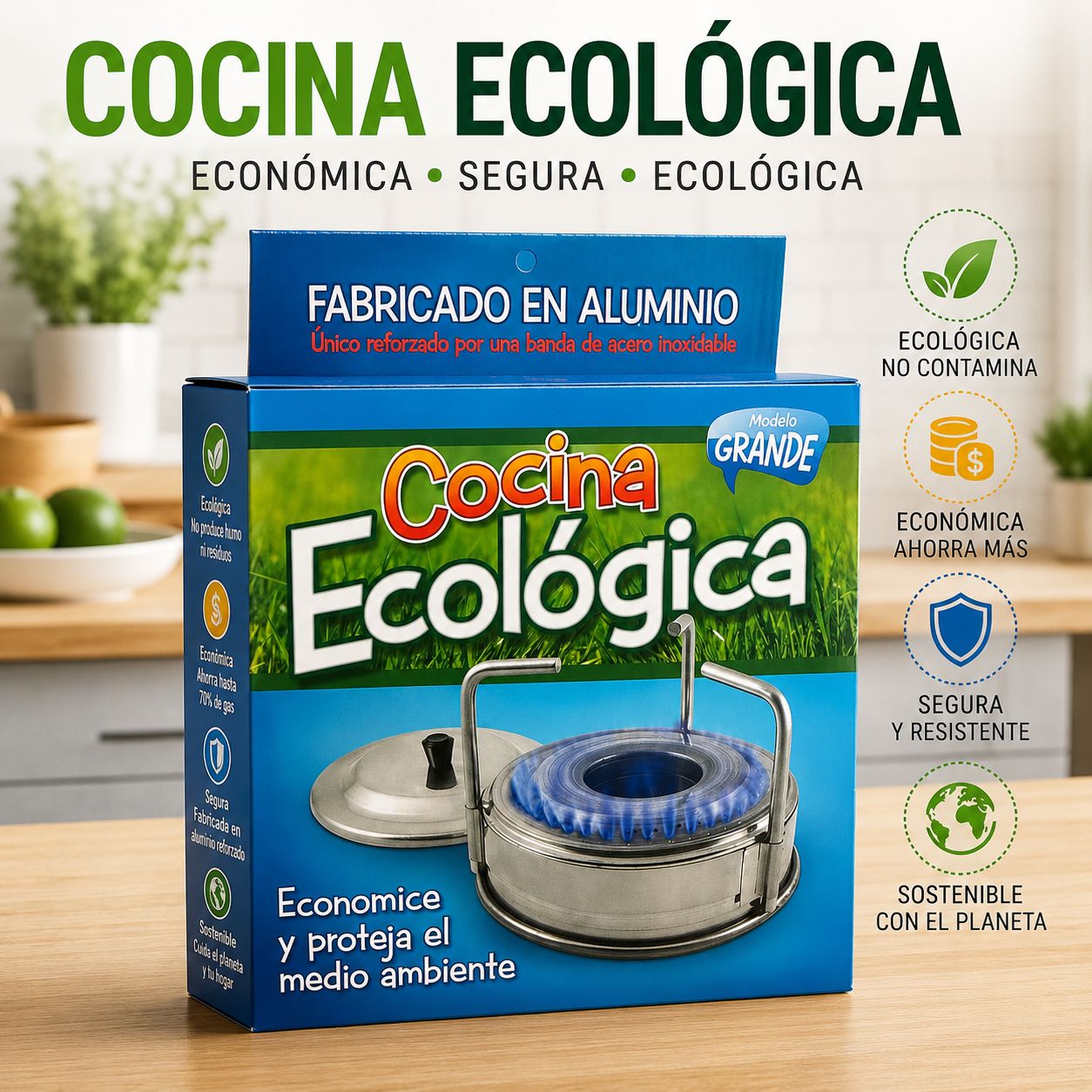 🔥 Cocina Ecológica – Ahorra Más, Cocina Mejor